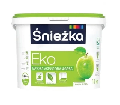 Фарба в/е Еко 33102 Снєжка Україна 14кг(р)