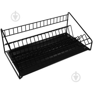 Сушка для посуду чорна 60см 1-яр. СП-16123 79846 /
