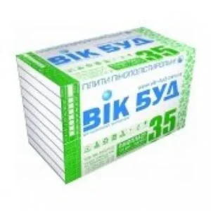 Пінопласт Вікбуд ТУ 2см 35пл (30шт-уп) (100шт/м3) /