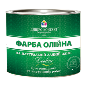 Фарба масляна зелена Дніпроконтакт 33608 1кг(р)