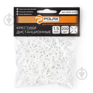 Хрестики для плитки POLAX 1,5мм 100-040 /