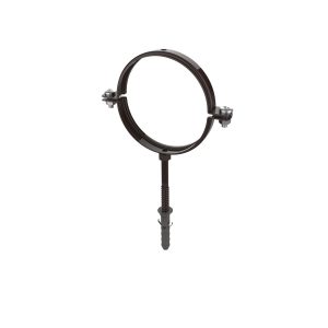 Хомут для водозлив труби коричневий д100 Україна