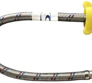 Шланг-вода  Solomon нерж 0,7м штуц довга 27856