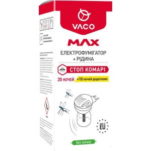 Фумігатор VACO Max від комарів Рідина 30787