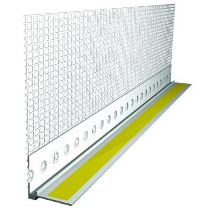 Профіль віконний примикаючий ПВХ з сіткою 9х6мм 3мм з ущіл. 2,5м 19320 Україна