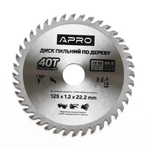 Диск пильний 125х40х22.2 APRO 390177