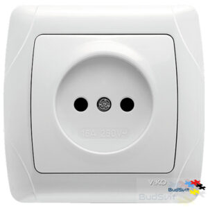 87029 Розетка врізна одинарна з/з Viko Кармен /