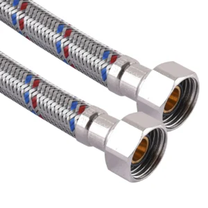 Шланг-вода  Solomon нерж 0,4м штуц короткий 27928