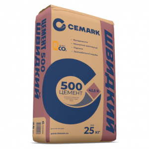ЦЕМЕНТ Швидкий 25кг Кам-П. (без бонусів) (64/уп) Нова уп. 19215