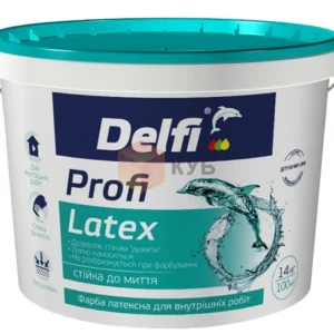 Фарба інтер'єрна латексна Профі Латекс Делфі 7кг 33221 Україна