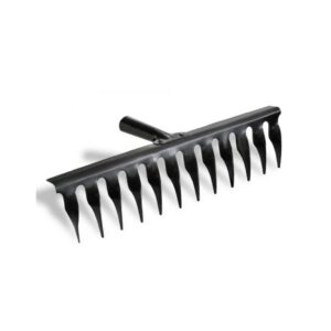 Граблі метал. №2 виті сірі з держаком 179418 /