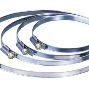 Хомут нерж для труби д 150 довгий Україна