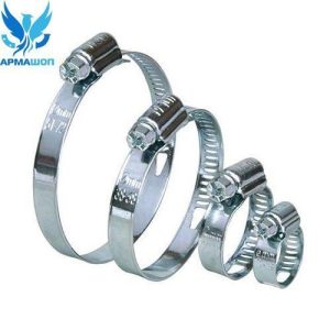 Хомут затягуючий 16-25мм з метеликом оц /