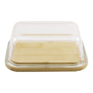 Маслянка скло бамбук з підставкою LB400 400мл 79854 /