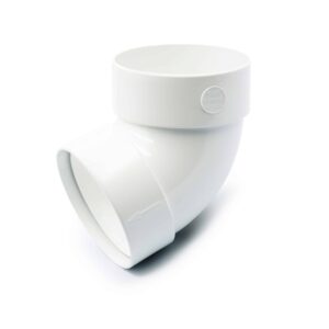 Відвід для труби 67* двохмуфтов. білий 100мм 27952 Rainway Україна