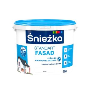 Фарба в/е Стандарт Фасад 1,2кг.(нов. дизайн) 33986 Снєжка Україна