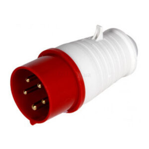 Вилка силова стаціонар. 16А/3 2P+PE 87539 /