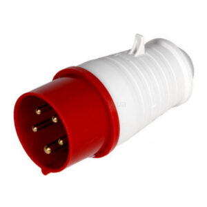 Вилка силова електрична 32А 380В 3P+N /