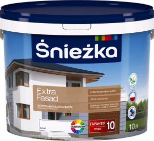 Фарба в/е Екстра Фасад 33406 Снєжка Україна 1,4кг(р)