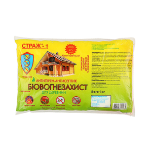 Вогнебіозахист для дерева сухий СТРАЖ-1 3кг /