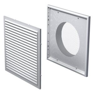 Вентиляційна решітка з приєднаним фланцем д100-150 252х182мм Vents 27539 /