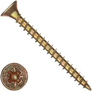 Шуруп універсал жовтий цинк 4х25 /