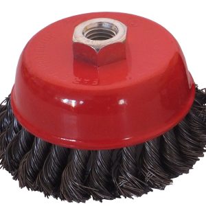 Щітка торцева із плет. пров. Werk 125мм м14 WE107225 99232