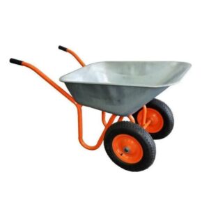 17901 Тачка 2-колісна 90л 180кг д400мм оцинк будівельна професійна 21141 /