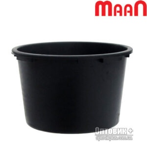 Миска будівельна прорез Польща чорна 65л /