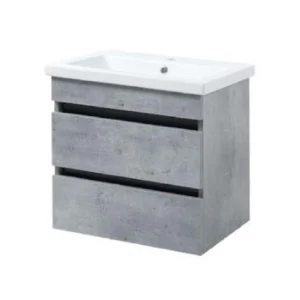 Раковина+тумба Сімпл/Комо(Cers) 60см. Металік Т306019 без ручок