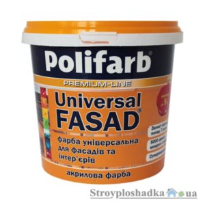 Фарба в/е Поліфарб Фасадна Універсал 33435 Україна 14кг(р)