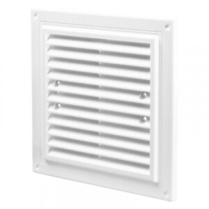 Вентиляційна решітка 250*250 мм з сіткою Домовент /