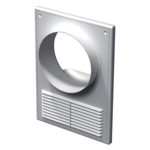 Вентиляційна решітка з приєднаним фланцем д120 252х182мм Vents /