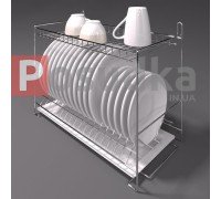 Сушка для посуду хром 2-х ярусна 40см 24222 159974 Україна